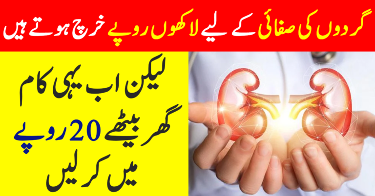 Kidney cleansing can now be done naturally for just a few rupees